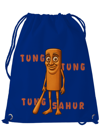 Tung Tung Tung Sahur – Italian Brainrot hátizsák Royal Blue Mal