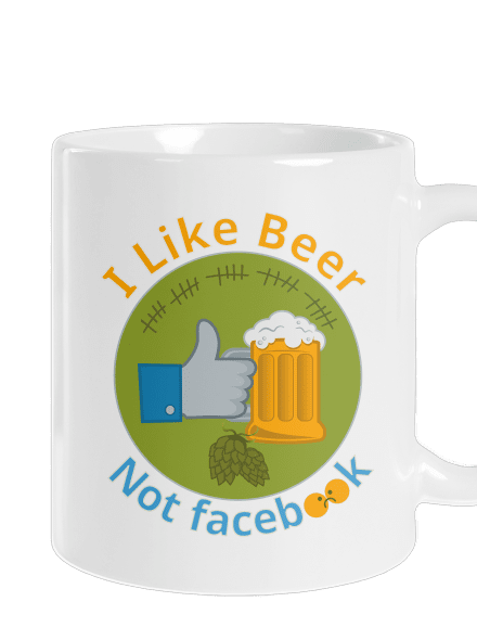 I like beer hagyományos bögre White