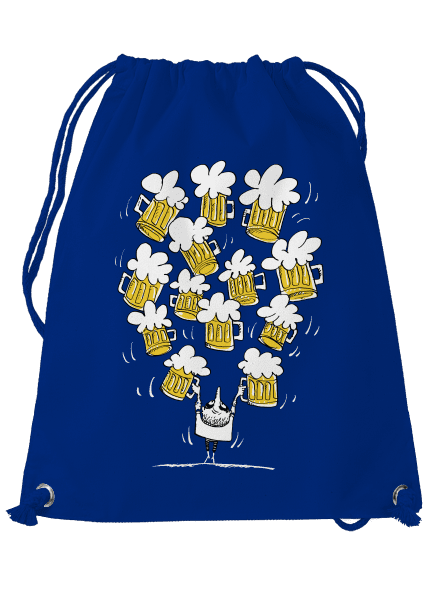 Boldog sörivó hátizsák Royal Blue Mal