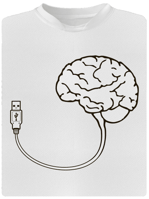 USB agy gyerek sport póló White