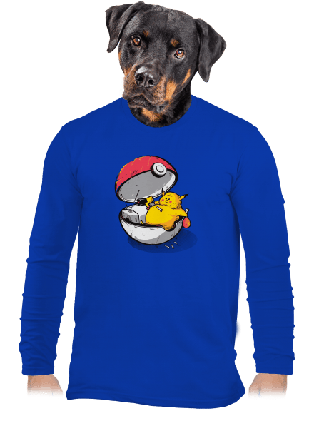 Pokémonnak annyi férfi hosszú ujjú póló Royal Blue