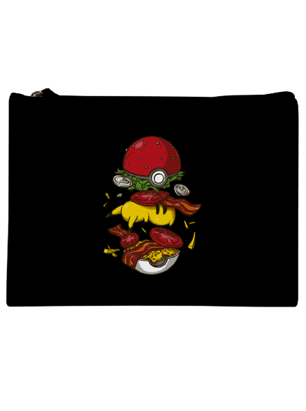 Pokémon burger kis táska Black