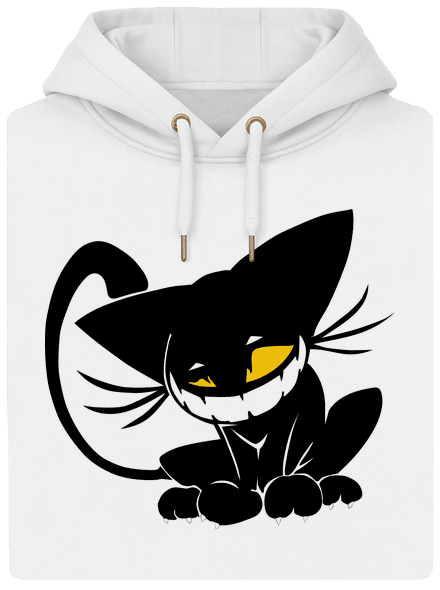 Evil cat unisex prémium pulóver Snowwhite