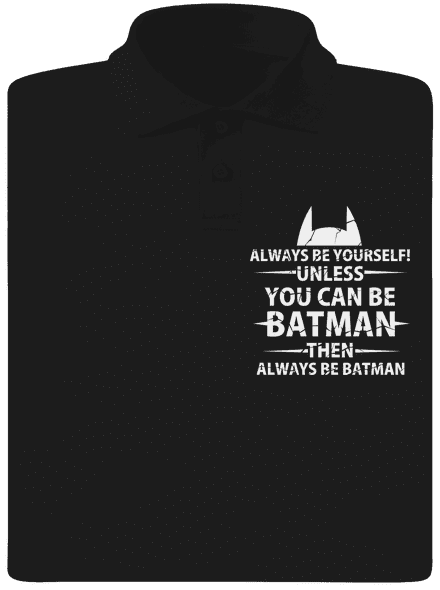 Batman férfi pólóingek Black