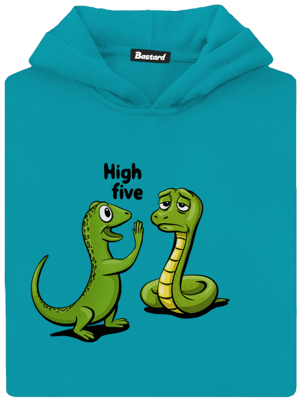 High Five gyerek kenguruzsebes pulóver Hawaiian Blue