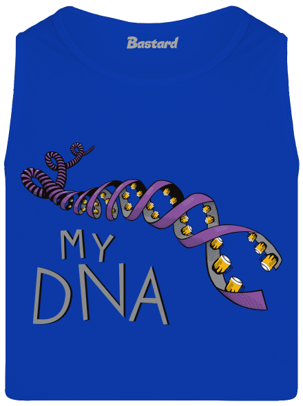 My DNA férfi trikó Royal Blue