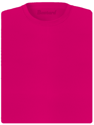 Nyomtatás nélkül női sportpóló Neon Pink