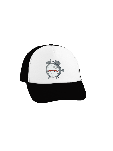 Ébresztőóra teherautós sapka Black cap