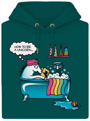 Mi kell az egyszarvúvá váláshoz unisex prémium pulóver Emerald Green