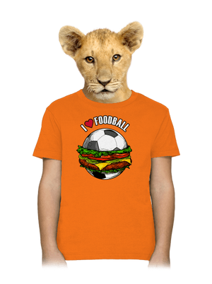 Foodball gyerek póló Orange