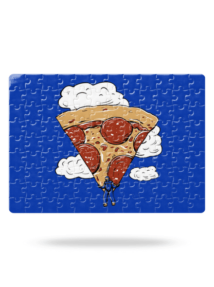 Pizza ejtőernyős kirakós White