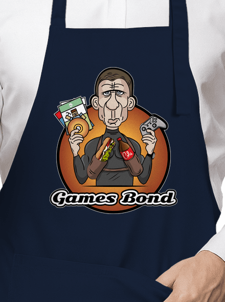 Games Bond kötény Navy