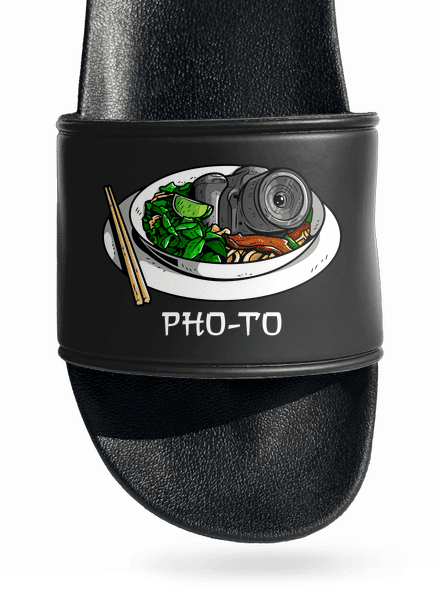Pho-to papucs Black