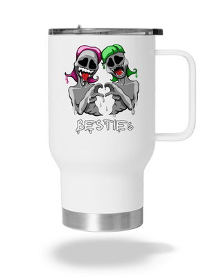Besties termosz bögre White
