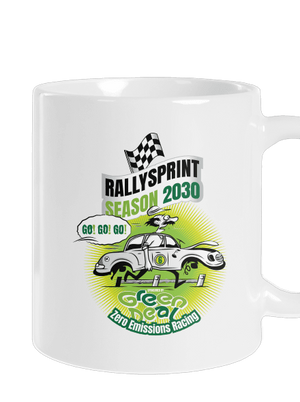 Rallysprint 2030 hagyományos bögre White