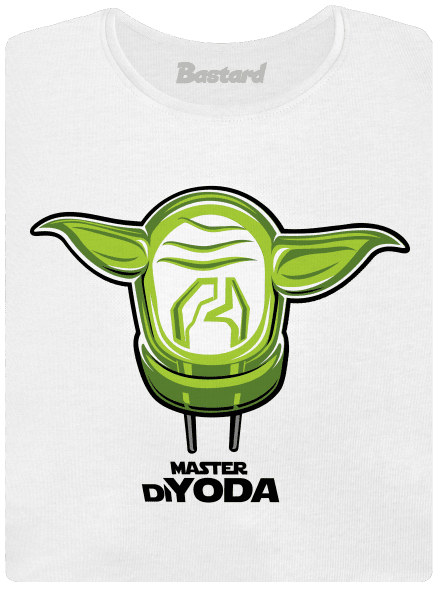 Master DiYoda prémium női póló White