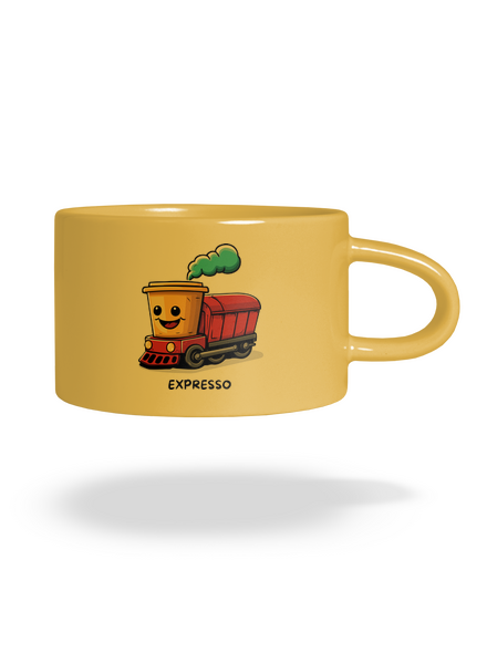 Expresso macaron bögre Yellow Macaron