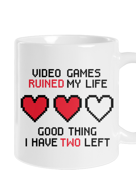 Video games hagyományos bögre White