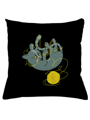 Morcos kandúr párna Black