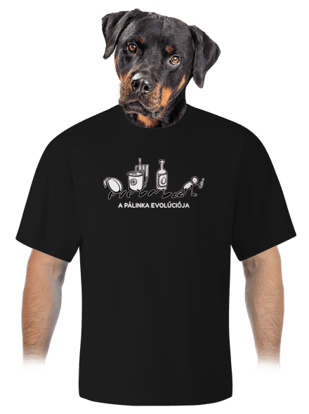  unisex túlméretezett póló Black