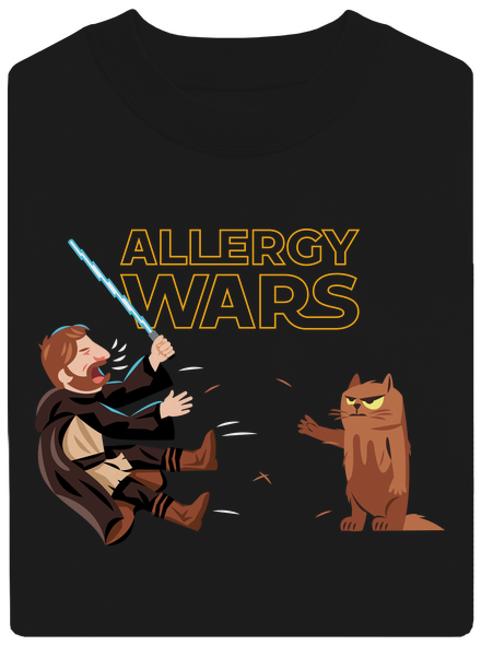 Allergy Wars unisex crewneck Black