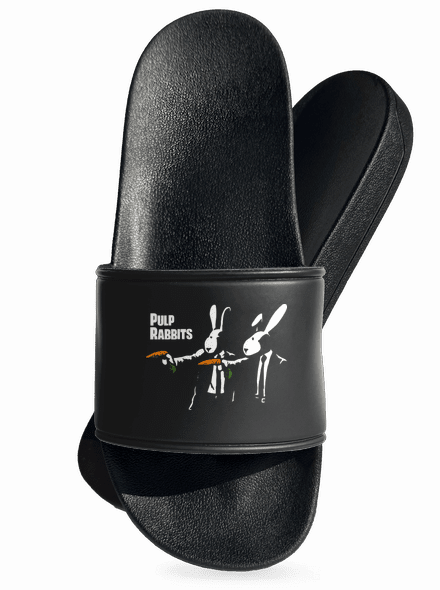 Pulp Rabbits papucs Black