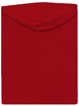 Nyomtatás nélkül cipzáras férfi pulóver Red