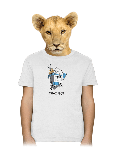 Thai box gyerek póló White