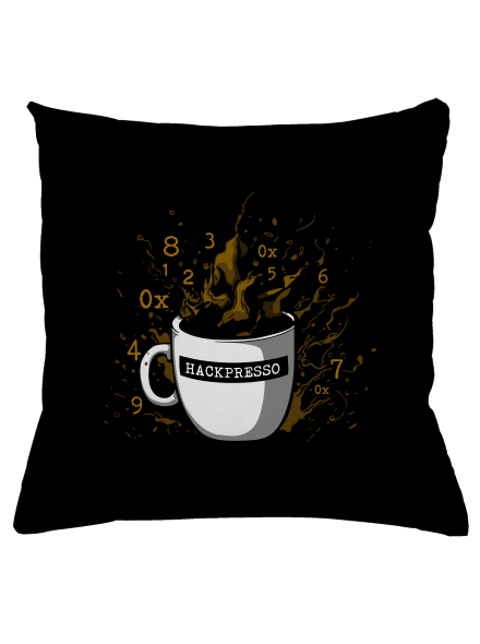 Hackpresso  párna Black