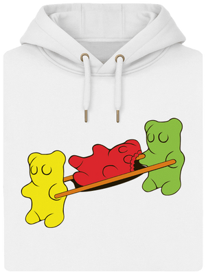 Gumimacik unisex prémium pulóver Snowwhite