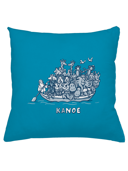 Noé bárkája párna Blue Turquoise