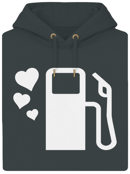 Tele kérem unisex prémium pulóver Charcoal