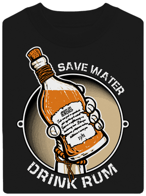 Save water unisex crewneck Black