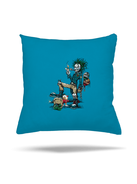 Evil clown párna Blue Turquoise