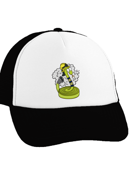 Tömlőt teherautós sapka Black cap