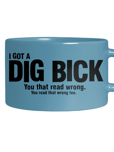 Dig bick macaron bögre Blue Macaron