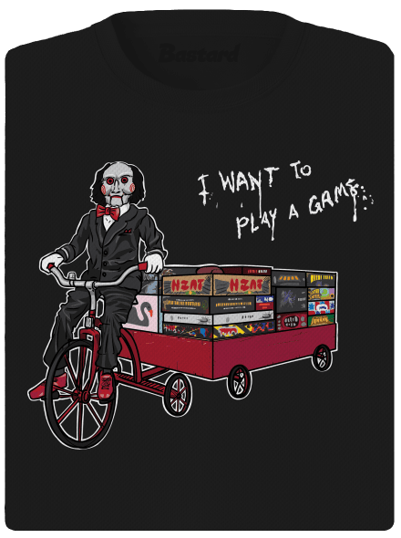 I want to play a game női sportpóló Black