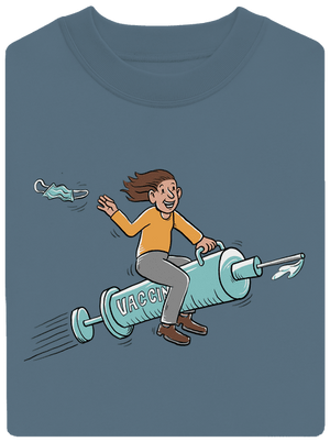 Mentesség unisex crewneck Nordic Blue