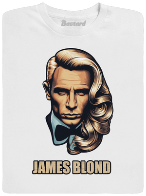 James Blond férfi hosszú ujjú póló White