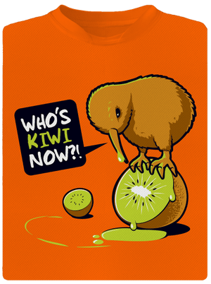 Kivi gyerek sport póló Neon Orange