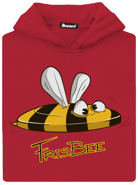 Frisbee gyerek kenguruzsebes pulóver Fire Red