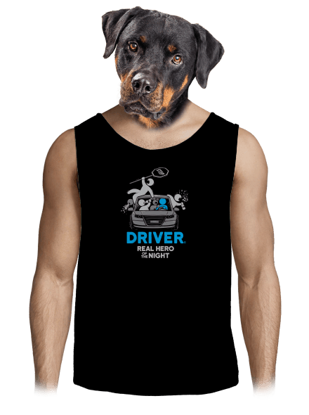 Driver férfi trikó Black