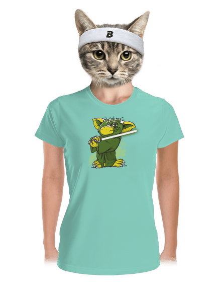 Yoda a nádasban női sportpóló Mint Mal