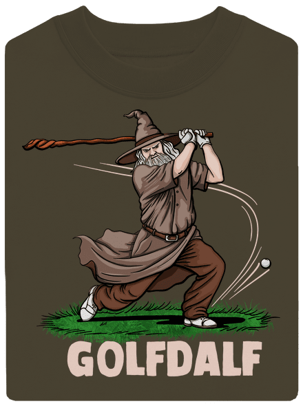 Golfdalf unisex crewneck Urban Khaki