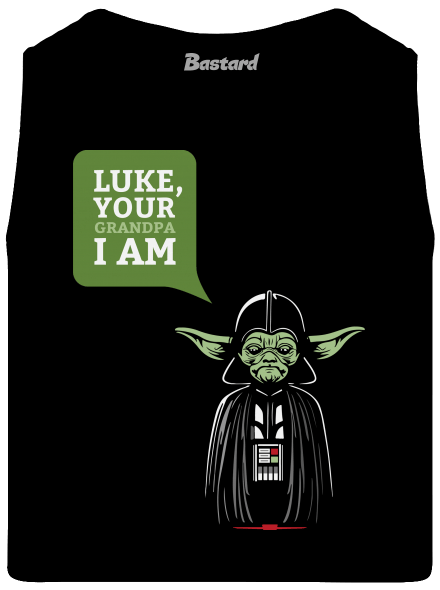 Mr. Yoda: Your grandpa I am férfi trikó Black