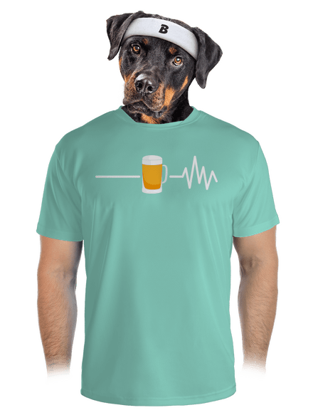 Beer help férfi sportpóló Mint Mal