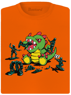 Játékok női sportpóló Neon Orange