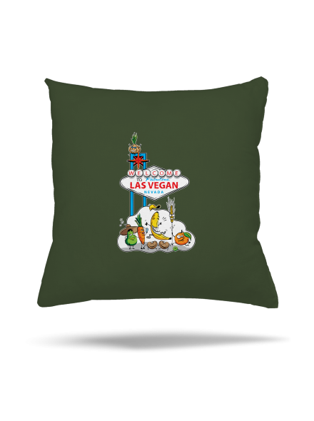 Las Vegan párna Olive Green