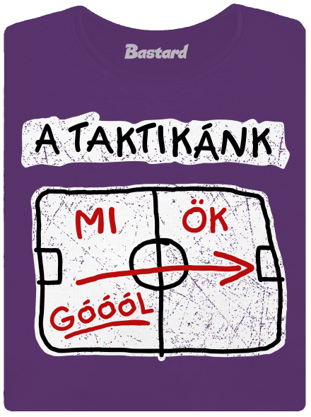 A taktikánk prémium női póló Purple