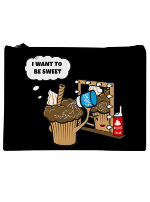 Sweet muffin kis táska Black